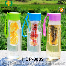 Botella de agua del infuser de la fruta de Tritan 2016 nuevamente plástica (HDP-0809)